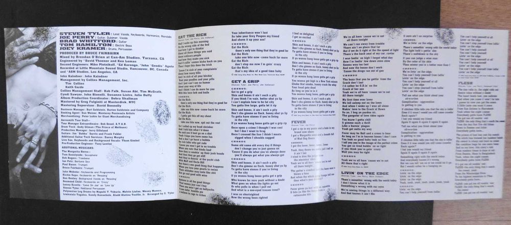 Aerosmith, Get A Grip, płyta CD