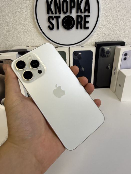 iPhone 15 Pro Max 512 Gb White Neverlock 17600 фіз + есім