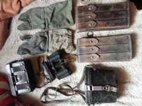 Wehrmacht Lornetka Ładownica Futerał Bandażownica Rękawice
