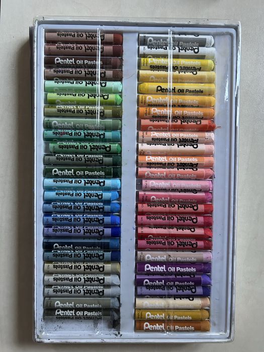 Kredki pastelowe, pastele olejne Pentel Arts
