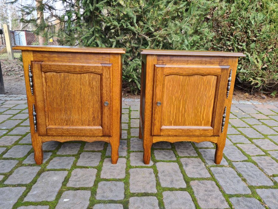 Para ludwikowskich szafek nocnych Szafka + szafka