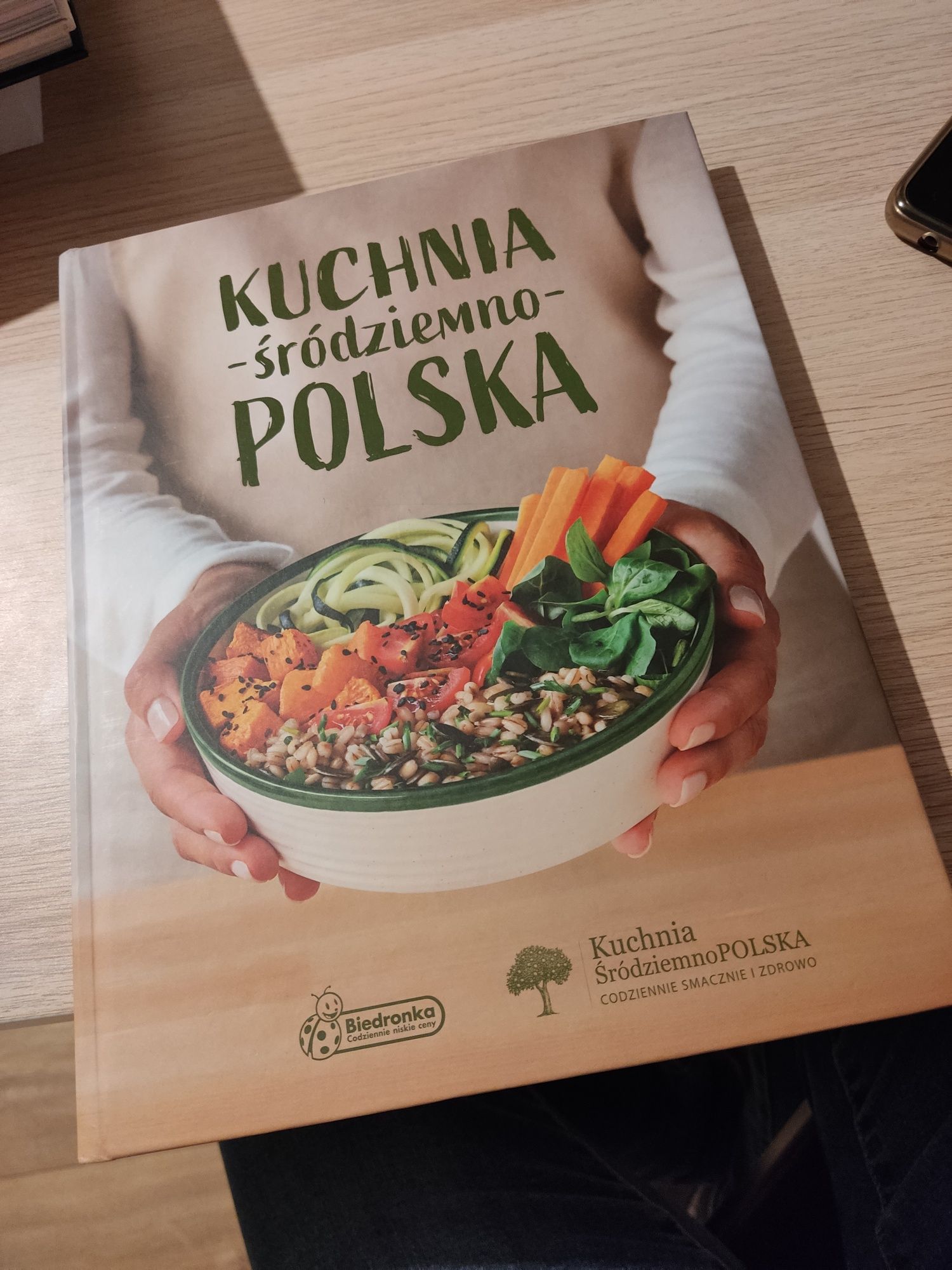 Książka kucharska Kuchnia śródziemno Polska Biedronka