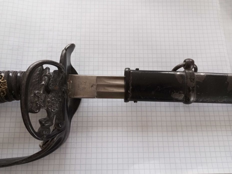 Szpada niemiecka pierwszowojenna. Oryginalna w super stanie.