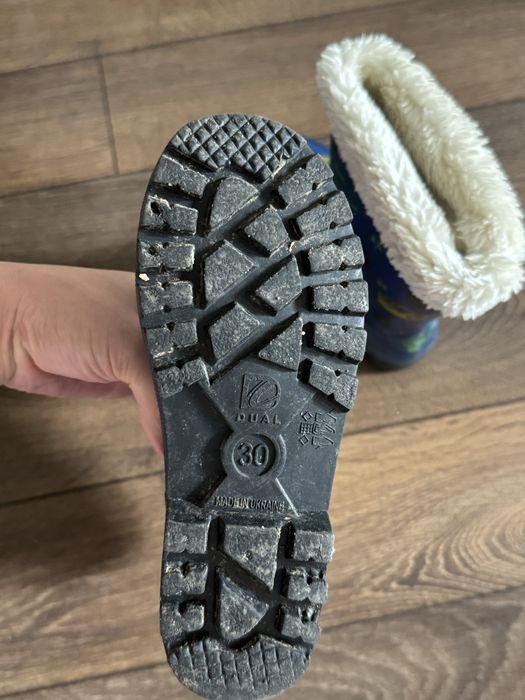 Гумові чоботи резиновые сапоги 30