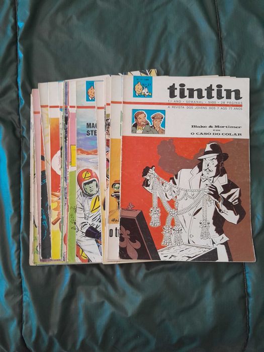 Revista Tintin 1968 (Primeiro Ano) em fascículos nº 27 ao nº 52