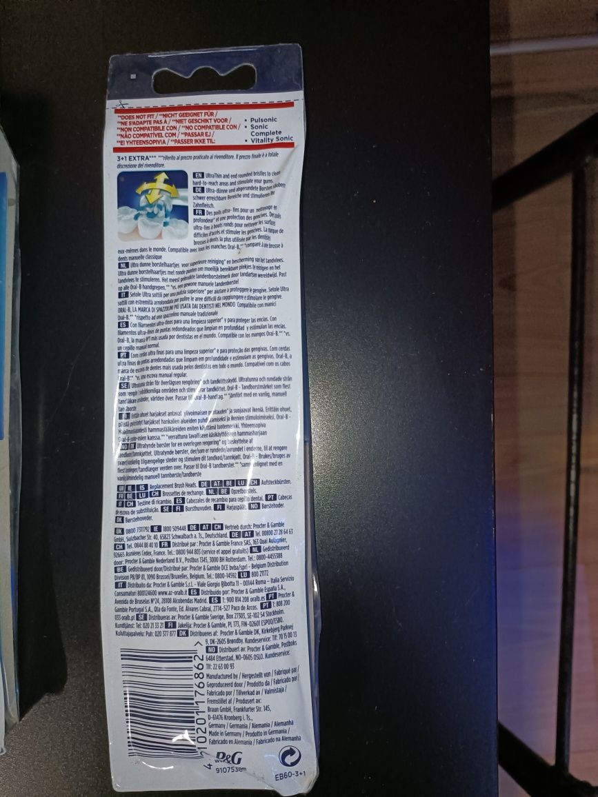 nowe końcówki do szczoteczki elektrycznej