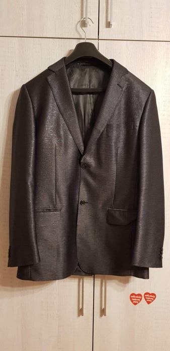 Garnitur grafitowy mieniący