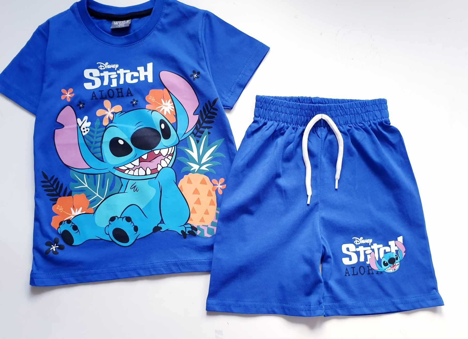 Stitch komplet dla chłopca nowy 104 cm