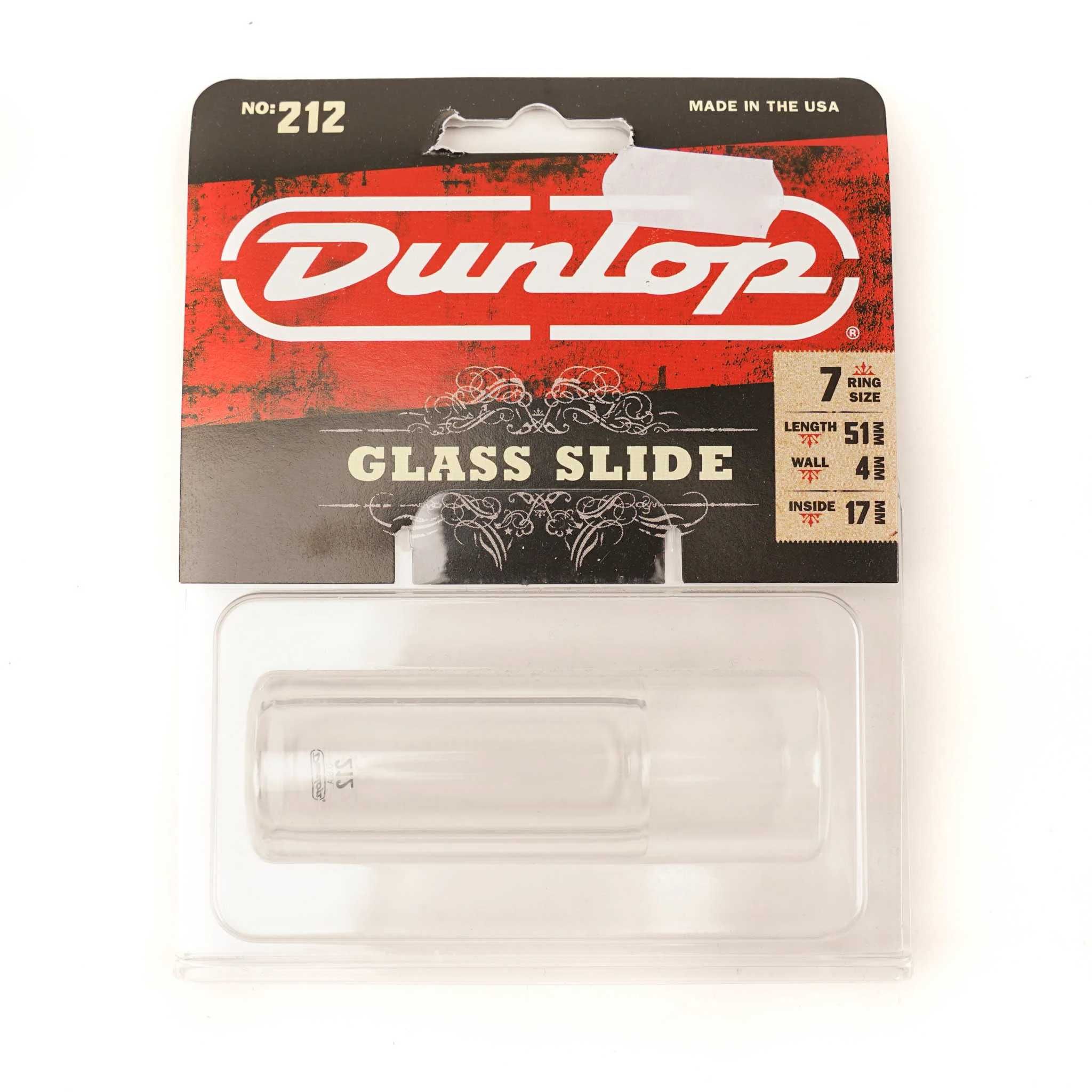 (NOVO)    Dunlop 212 bottleneck Glass Slide - 17x35x51mm