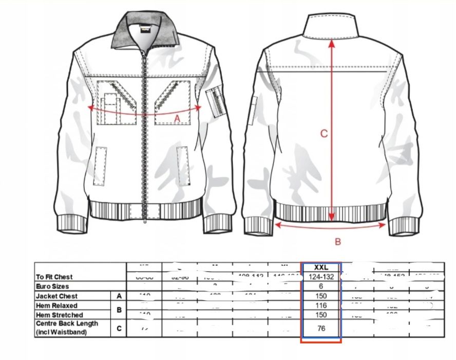 Kurtka zimowa Portwest ocieplana futrzana okazja