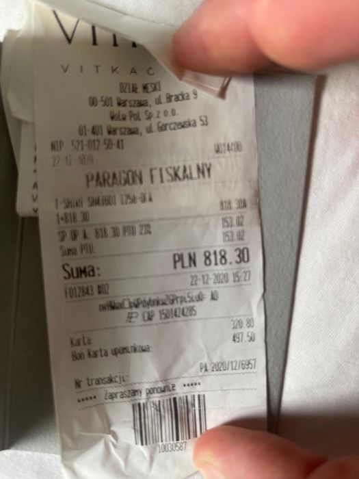 Balmain Paris Vitkac T-shirt Męski Koszulka XXL XL Jak Nowa