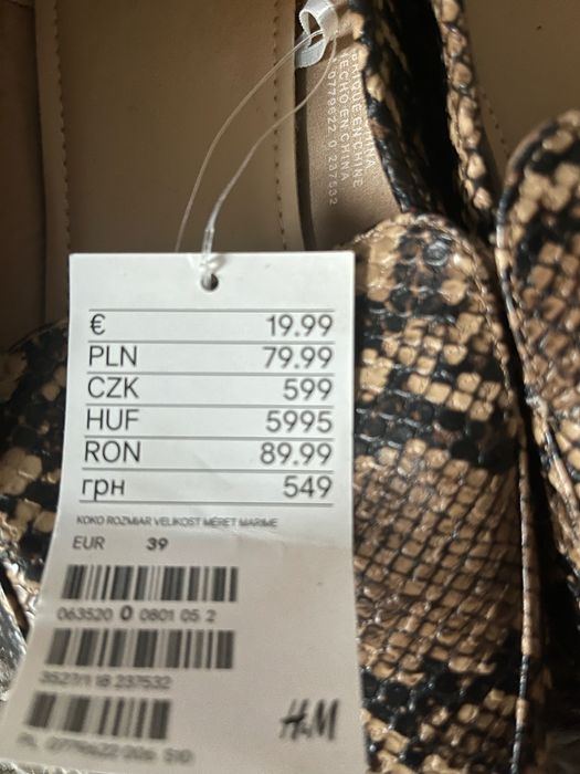 Buty mokasyny h&m