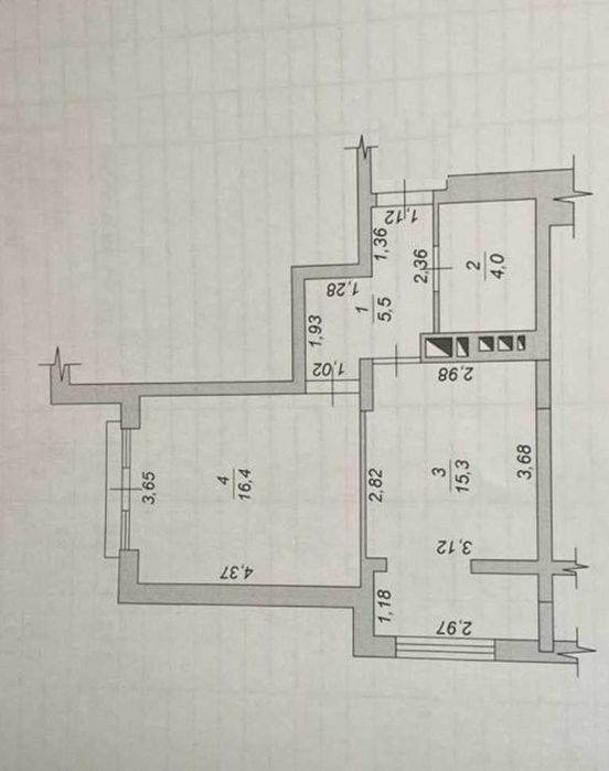 1-но кімнатна квартира в ЖК Рівер Сіті