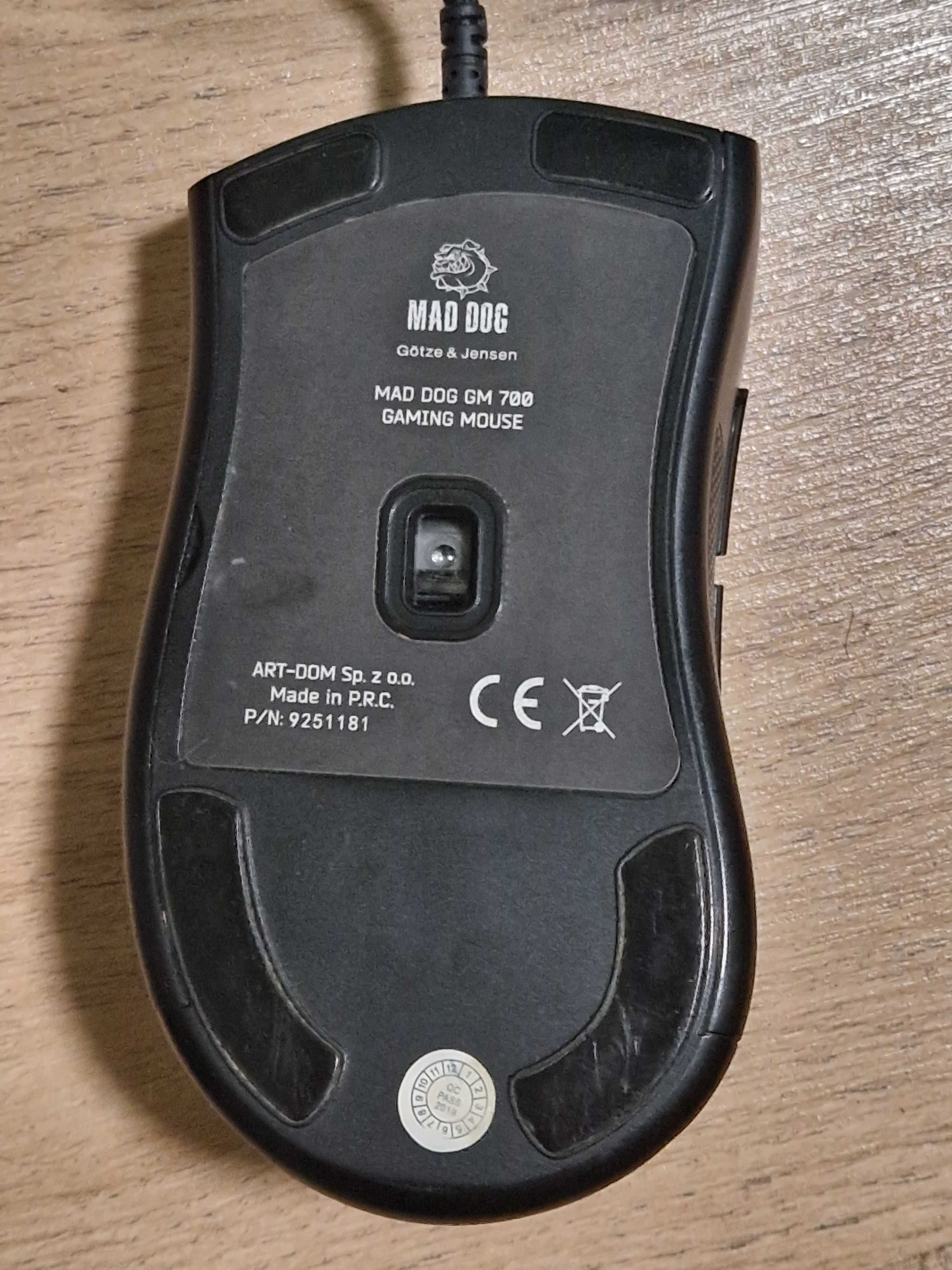 Mysz gamingowa Mad Dog GM 700