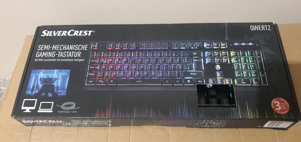 Klawiatura Silvercrest RGB GAMING