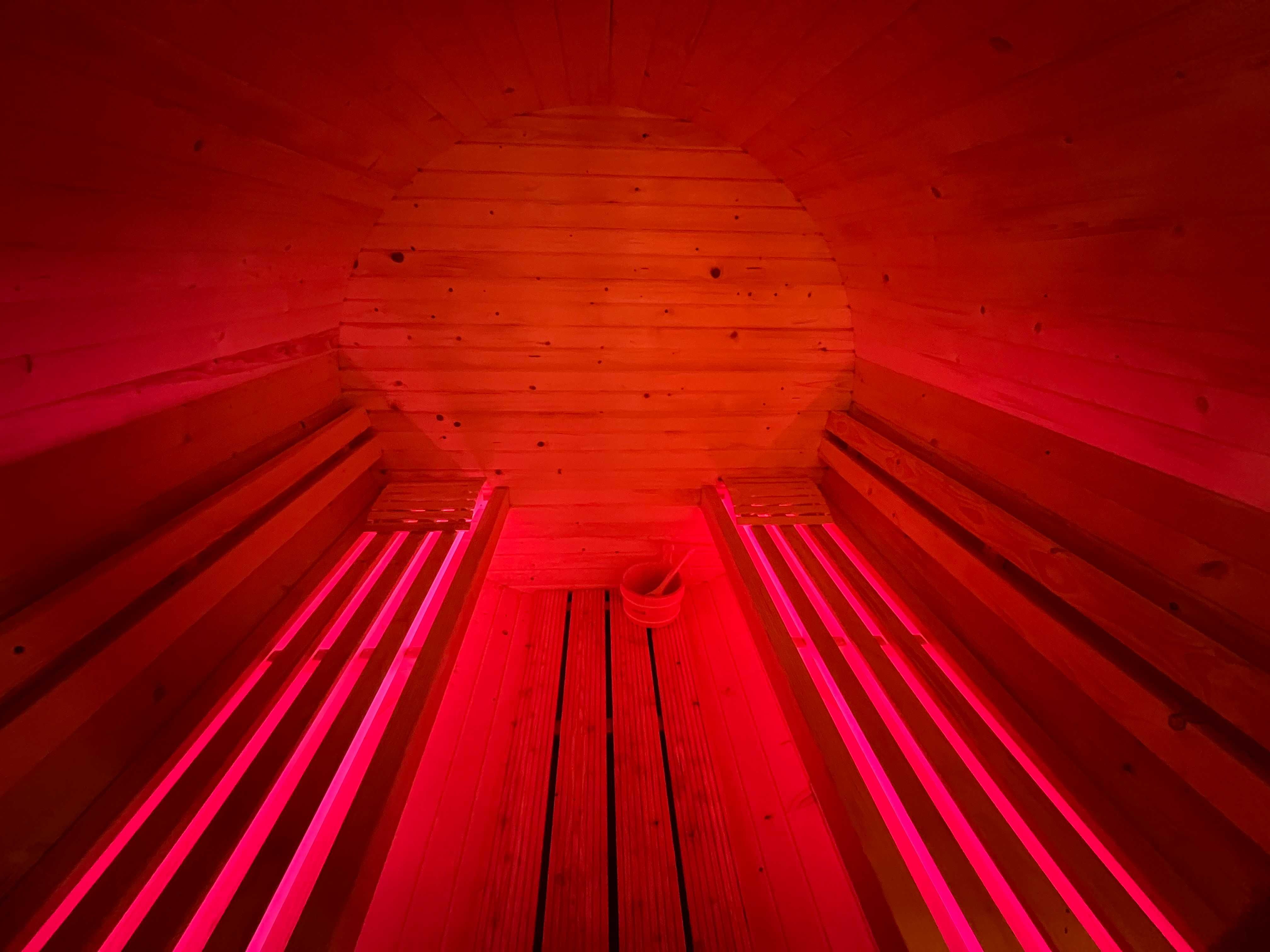 Sauna ogrodowa, Beczka Ruska, Bania 300cm - możliwość konfiguracji