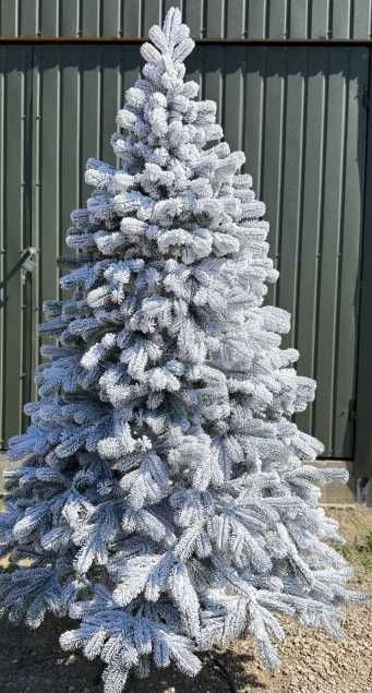 Ялинка Елітна засніжена лита гілка 1,8м елка зеленая