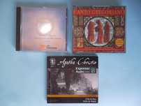 Canto Gregoriano / Agatha Christie (audiolivro) / CD promocional TAP