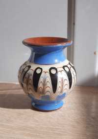 Миниатюрная ваза керамика майолика винтаж