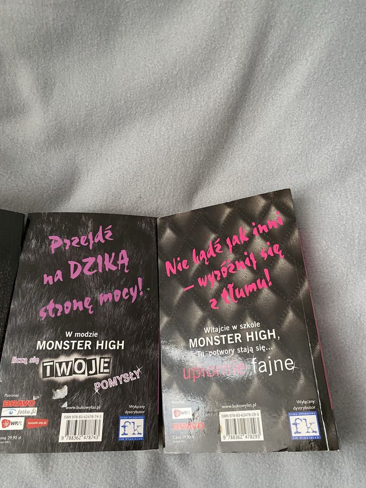 Komplet książek Monster High 1 2 3 Lisi Harrison książka