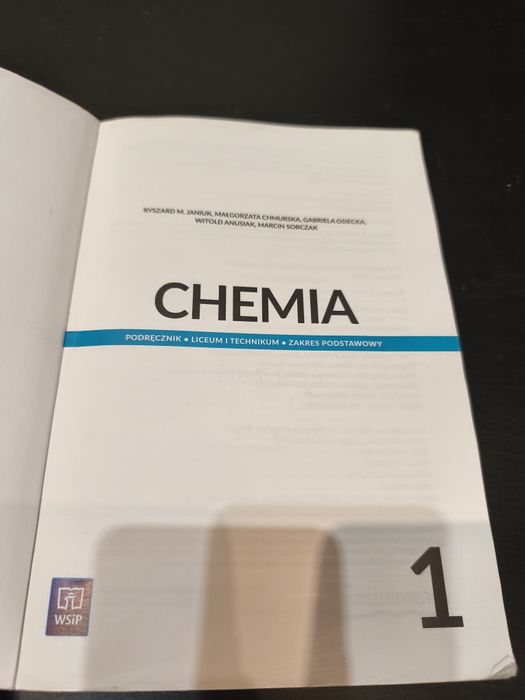 Chemia 1. Podręcznik Liceum i technikum. Zakres podstawowy