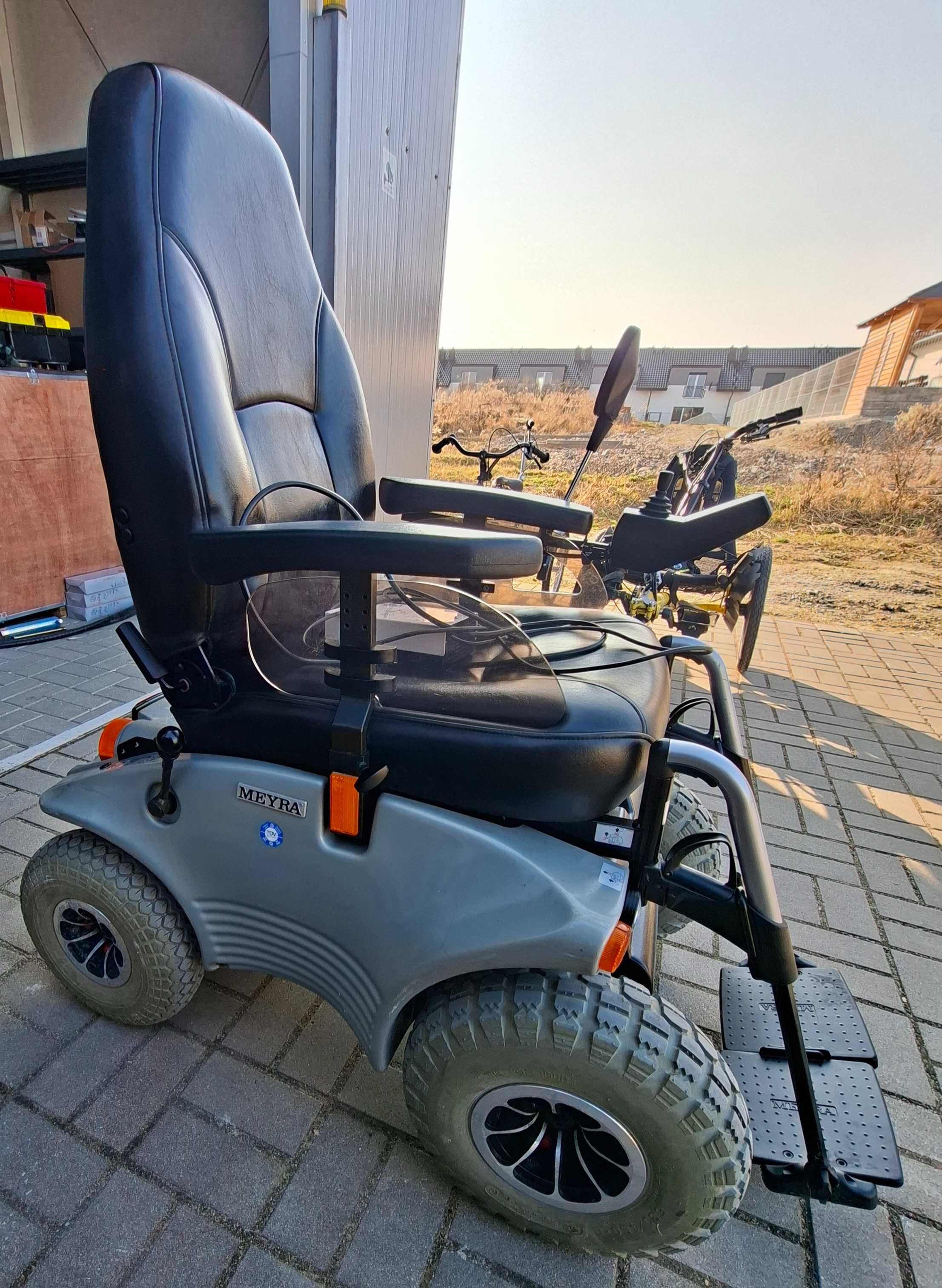 Wózek inwalidzki Meyra Optimus 2 duży mocny sprawny NOWE AKUMULATORY