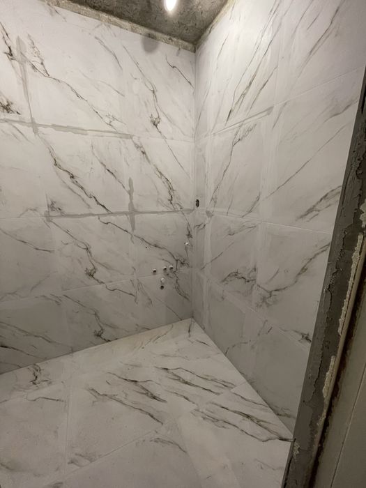 Шпаклівка,укладання плитки,ламінату