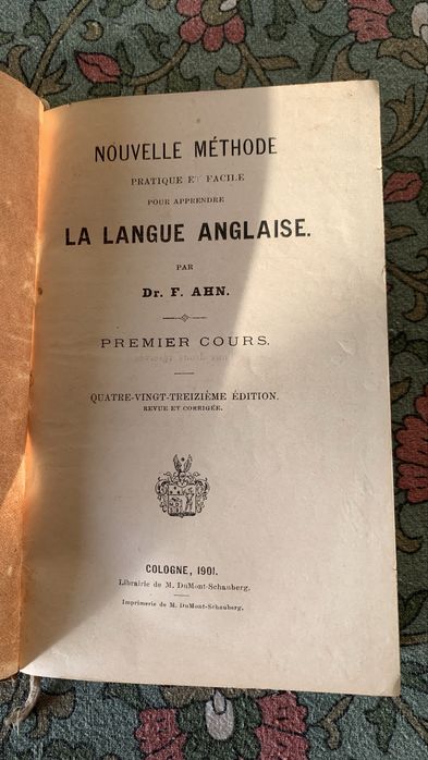 Nouvelle Methode La Langue Anglaise