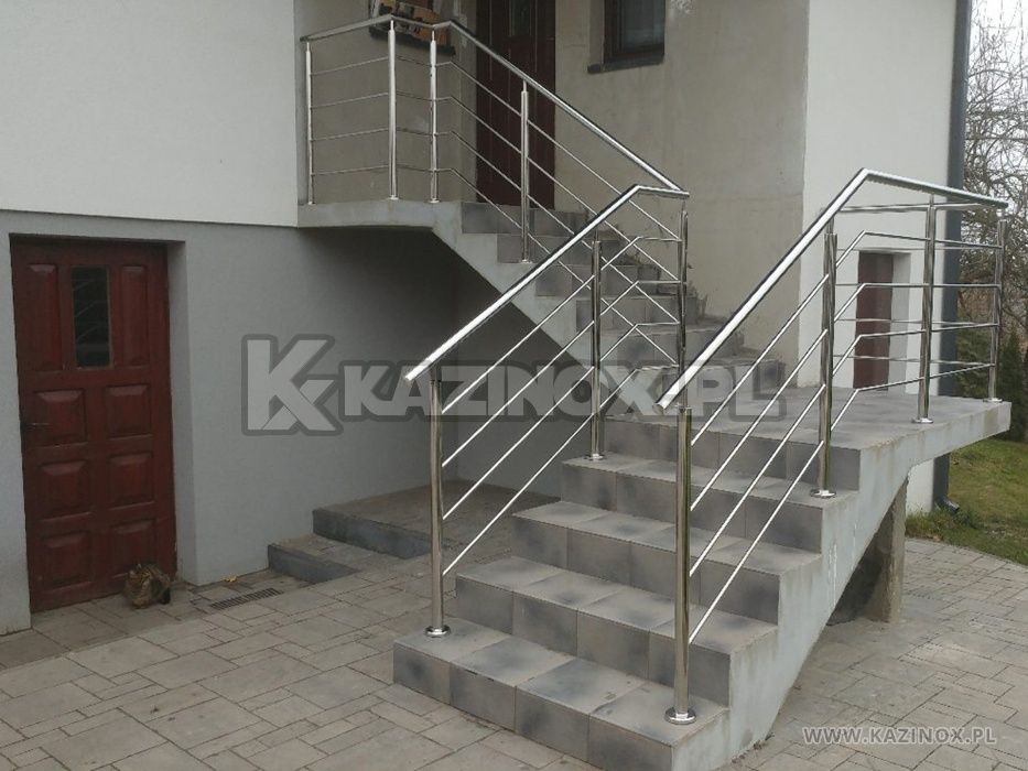 Balustrady ze stali nierdzewnej , czarne , ze szkłem - Kompleksowo