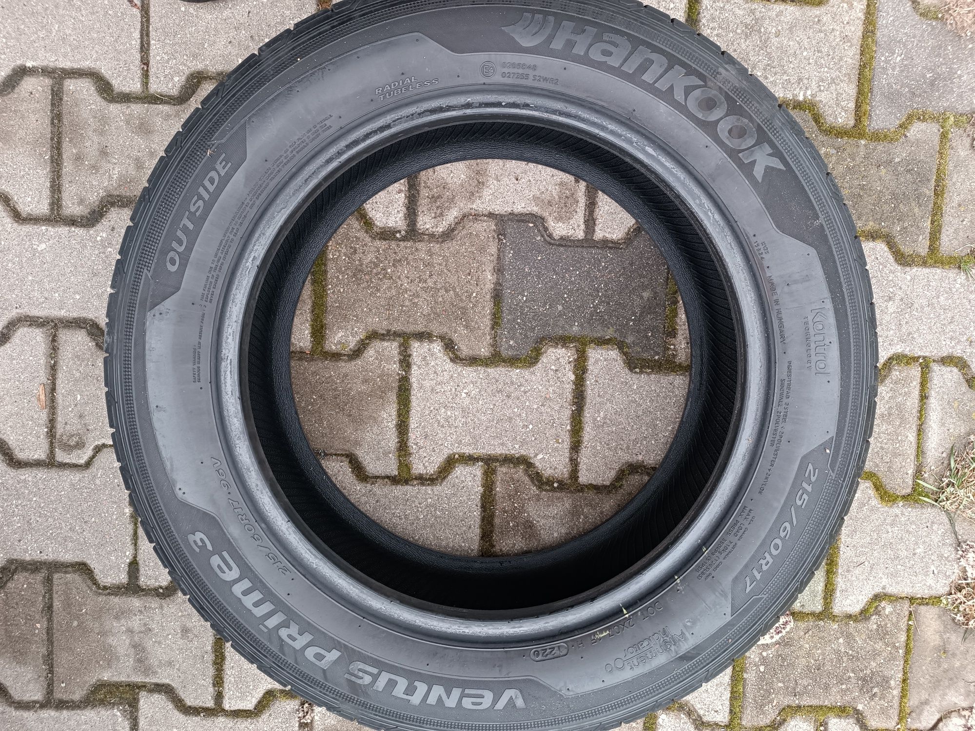 Opony letnie rozmiar 215/60/17; 2x Continental i 2x Hankook
