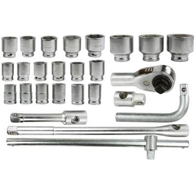 Klucze nasadowe 3/4" 1" 21-65mm 6-kąt 26el