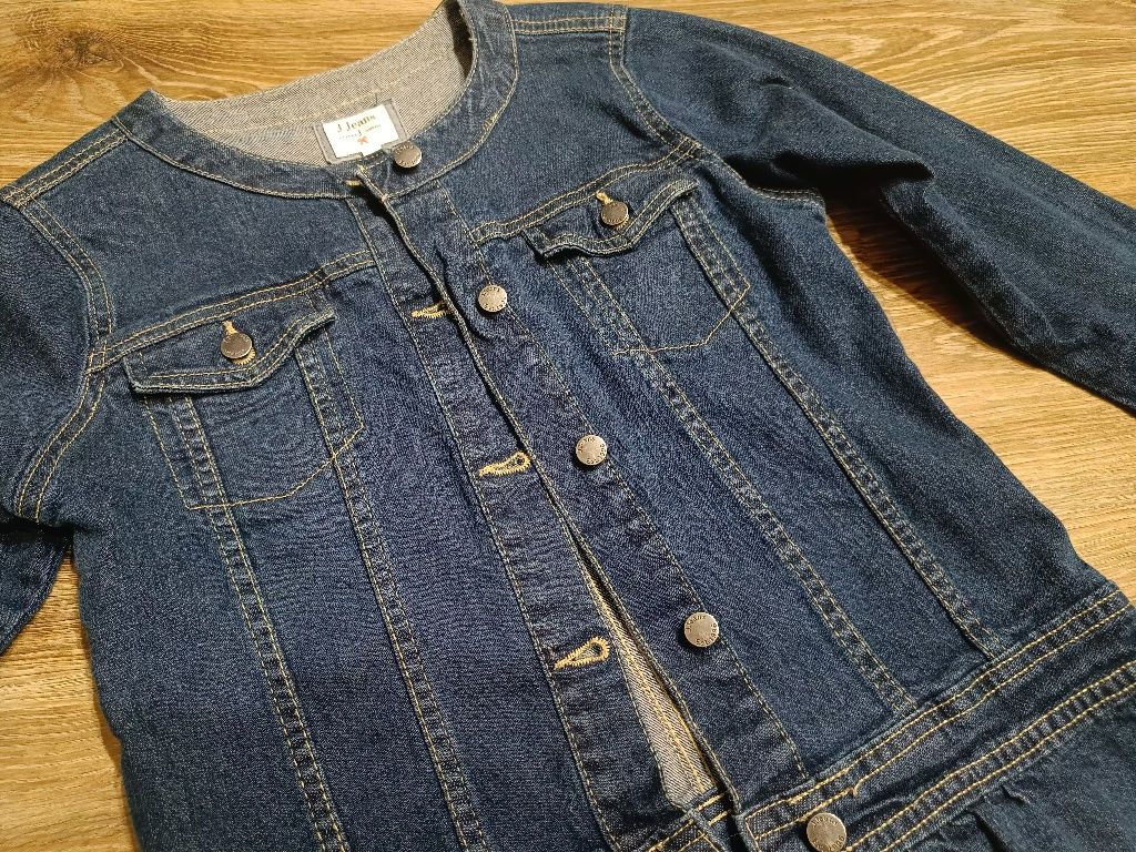 JASPER CONRAN JEANS kurtka dżinsowa granatowa  13 L 152/158
