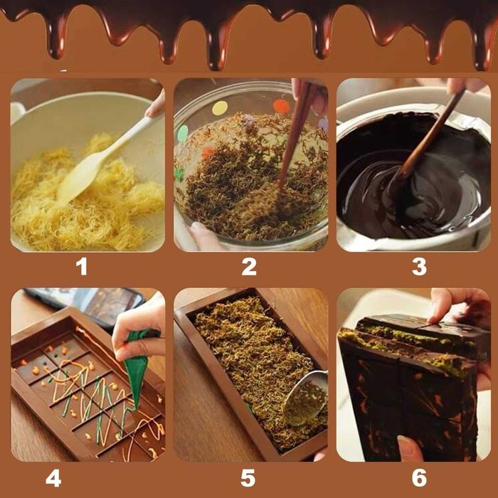 Zestaw 2 foremek do czekolady