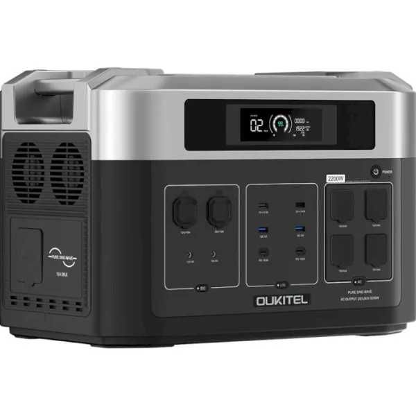 2200 Вт Потужна зарядна станція Oukitel BP2000 E, річна гарантія