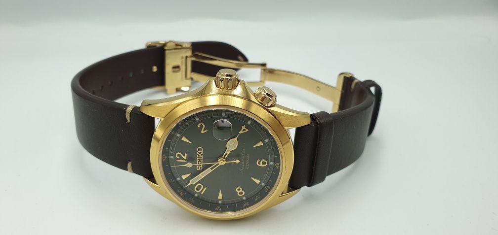 Seiko Prospex Alpinist Automatic - gold + green - Made in Japan