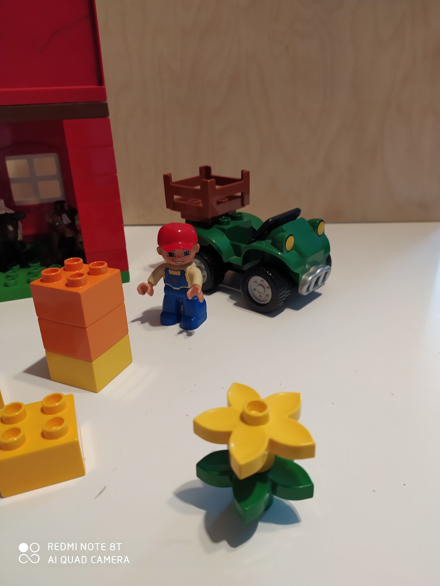 Farma lego duplo 4975 taśmociąg, quad farmera