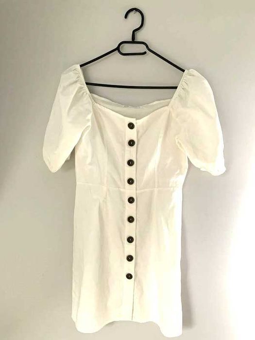 Sukienka letnia, biała rozmiar S