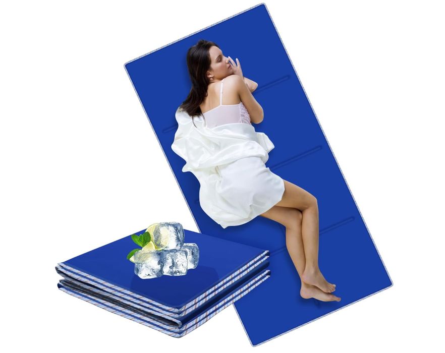 Żelowa Mata Chłodząca, 140 × 70 Cm, Poduszka Chłodząca