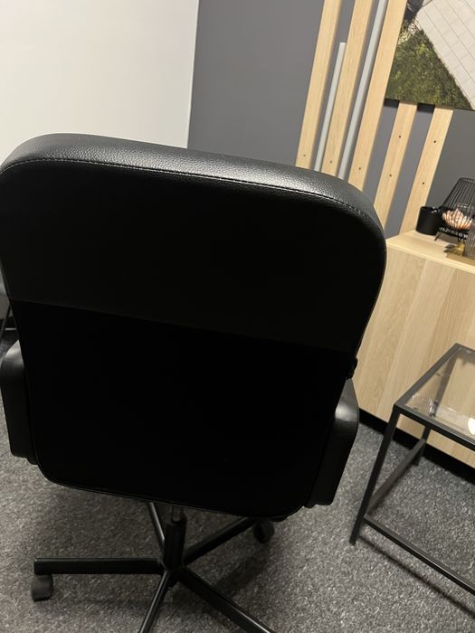 Fotele biurowe czarne 2x