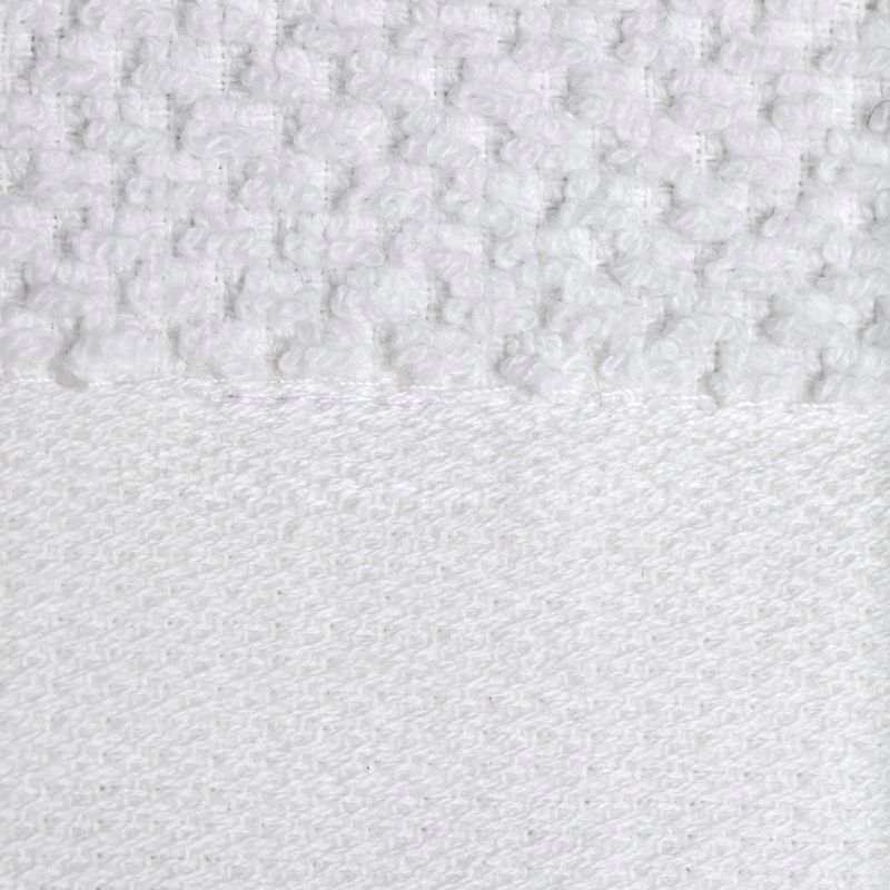 Ręcznik 30x50 Riso biały z efektem ryżowym frotte