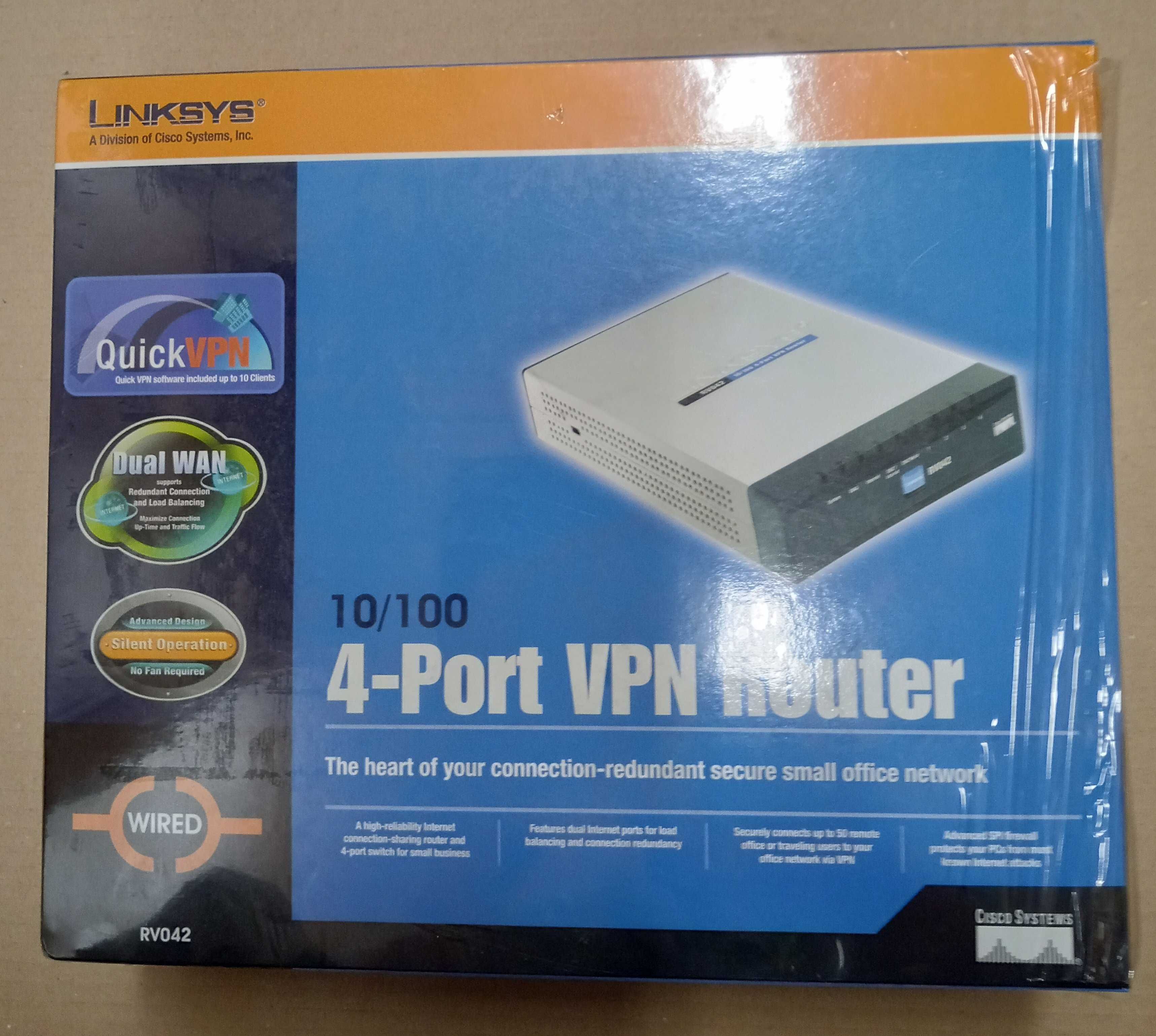 Cisco Linksys 4 Port Router VPN