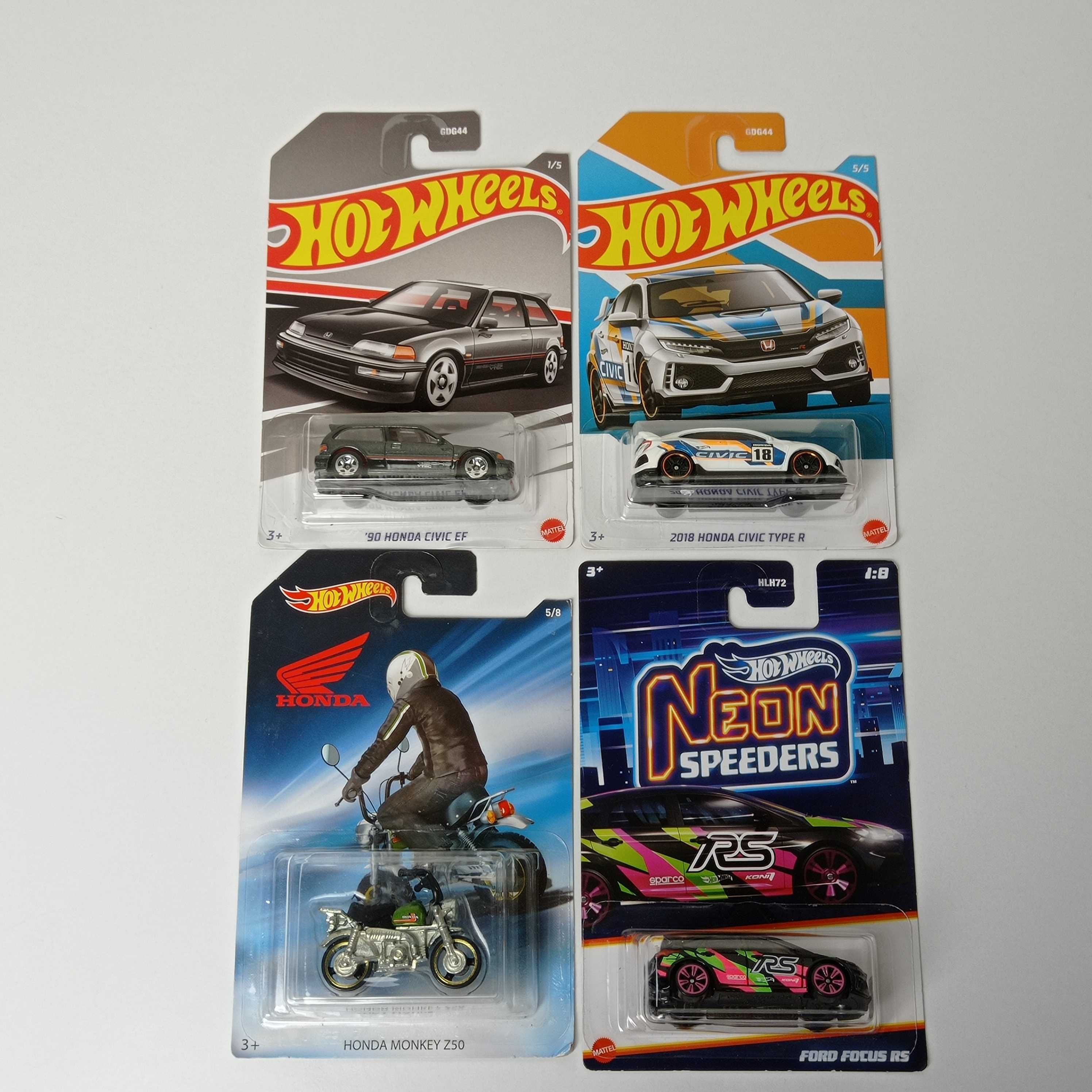 Тематична Машинка Hot Wheels '90 Honda Civic EF Honda HDH17 Хот Вілс