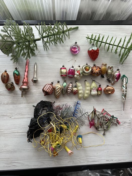 Старовинні іграшки на ялинку, СРСР, реліквія, колекціонування! Дешево