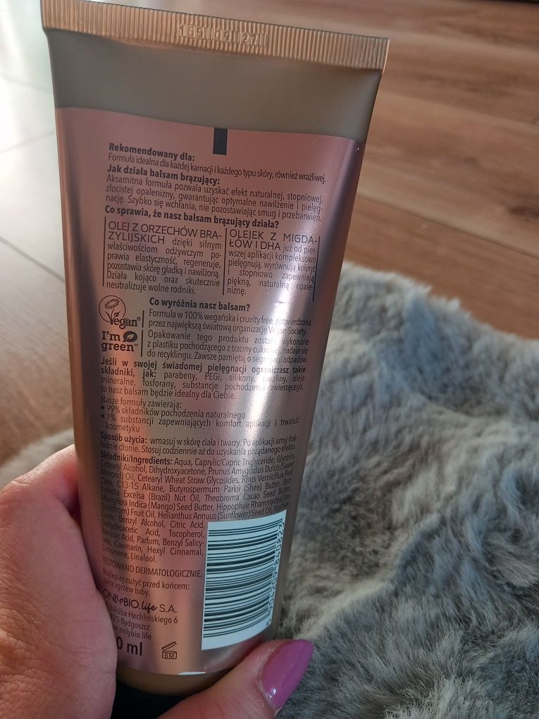 Balsam brązujący only bio