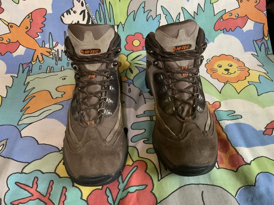 Зимние кожаные теплые термоботинки Hi-Tec. Размер 43, стелька 28 см