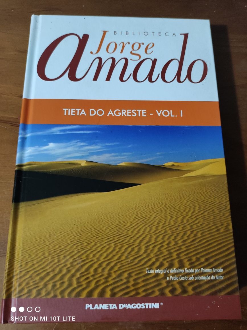Livro "Tieta do Agreste"- Jorge Amado
 Vol.1