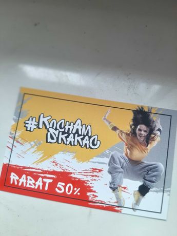 Karta do #KOCHAM SKAKAĆ na 2 godzine GRATIS do 31.01.2023.