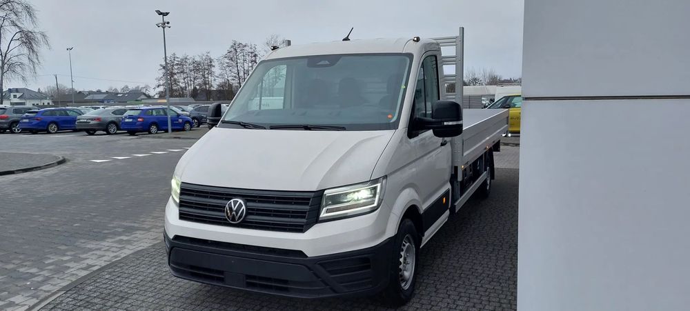 Volkswagen Crafter Podwozie Poj. Kab.  4490mm 2,0TDI 163 KM, zabudowa skrzyniowa 4,8x2,1, samochód magazynowy