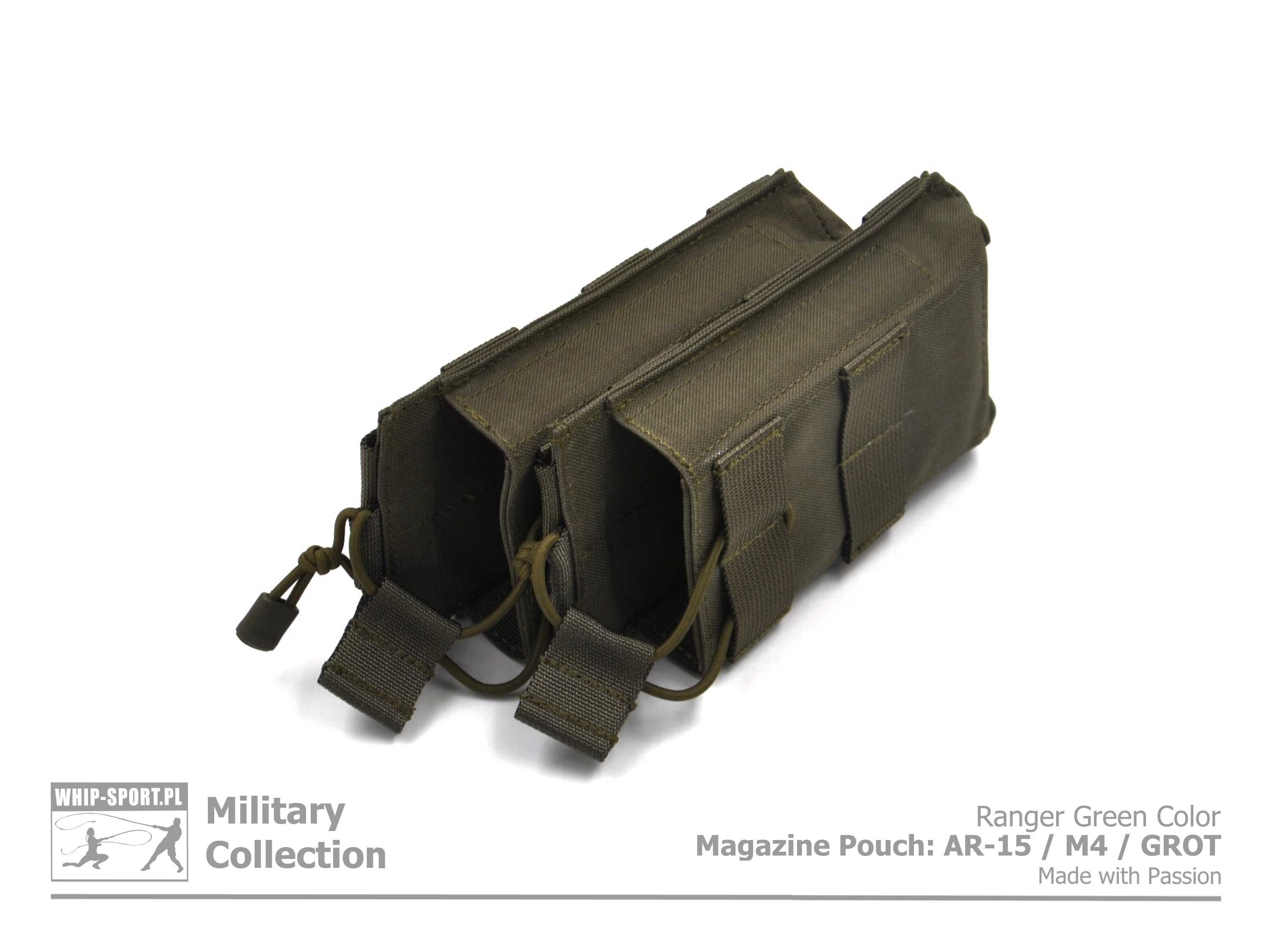 Ładownica na magazynek GROT / AR-15 / M4 - Ranger Green IRR - FAST