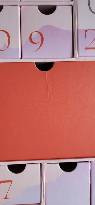 Pudełko po kalendarzu adwentowym